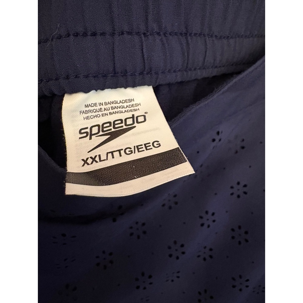 NWT Speedo Skort Blue Eyelet XXL UPF 50 activewear athleisure swim tennis travel - Picture 9 of 10